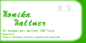 monika wallner business card